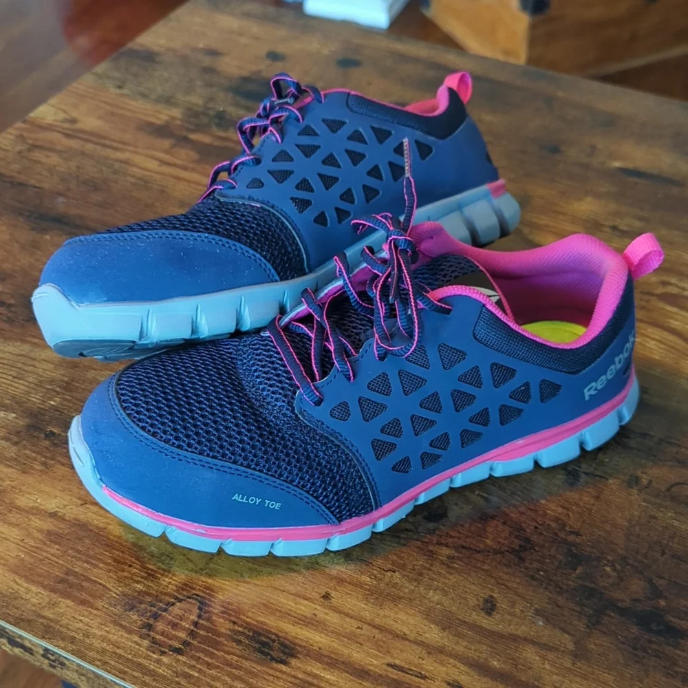 Reebok Women's Sublite Cushion Alloy Toe Work Shoes Size 11 - Picture 2 of 7